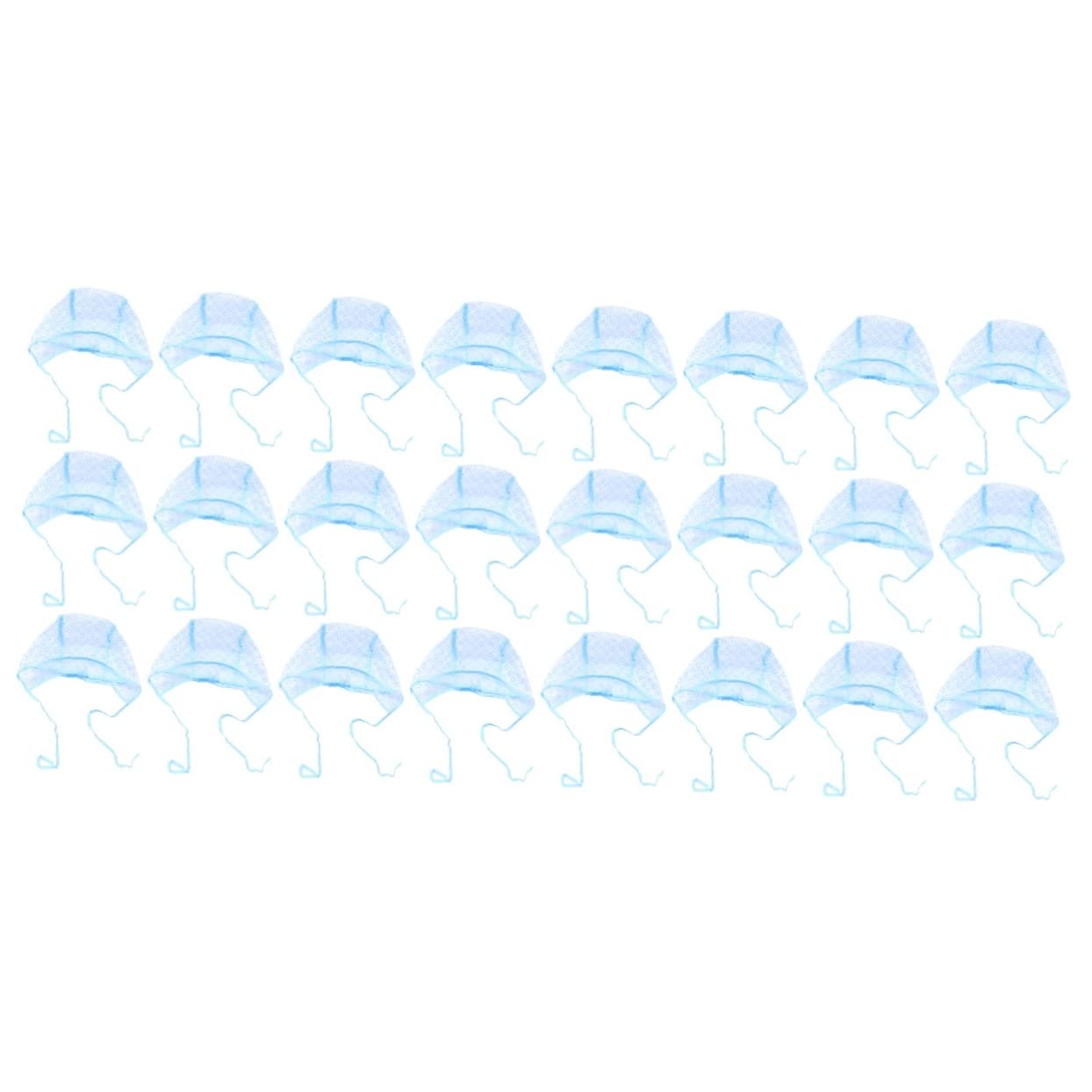DOITOOL 24 Piezas bata de corte de pelo gorro para teñir el cabello de salón hair topper gorro de peluquería gorra desechable para resaltar el cabello viraje capa Resaltador
