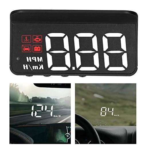 Obdii Hud Head Up Display, Car Head Up Display Speedometer, Obd2 Hud Head Up Display Windshield Projector Multifunction Gauge Alarm Fatigue Driving Reminder