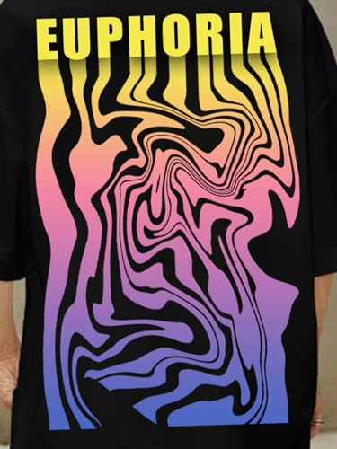 Image of Rigo Printed Oversized T-Shirts for Men | Drop Shoulder T-Shirt for Men