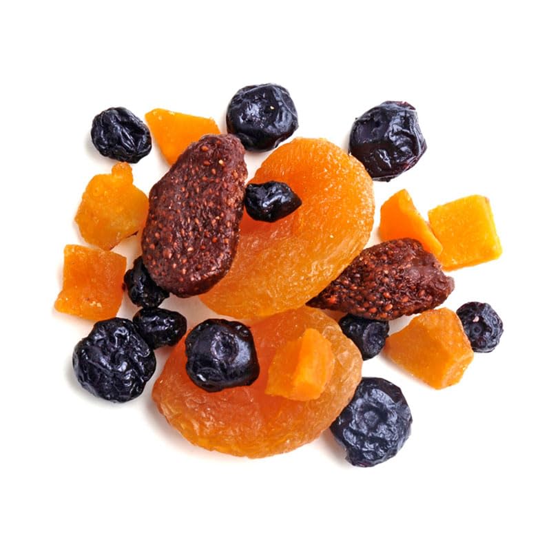 D'Allesandro Healthy Dried Fruit Mix Blend, 5 lb Bag, Strawberries, Mango, Blueberries, Apricots