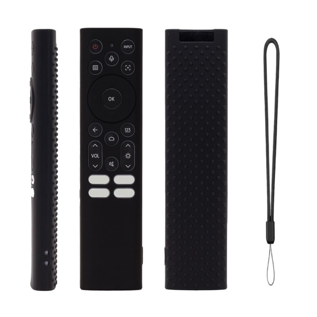 Tsophreniq Premium Silicone Cover Protector for ERF6A82 TVs Remote Control with Antislip Grip and Signals Open