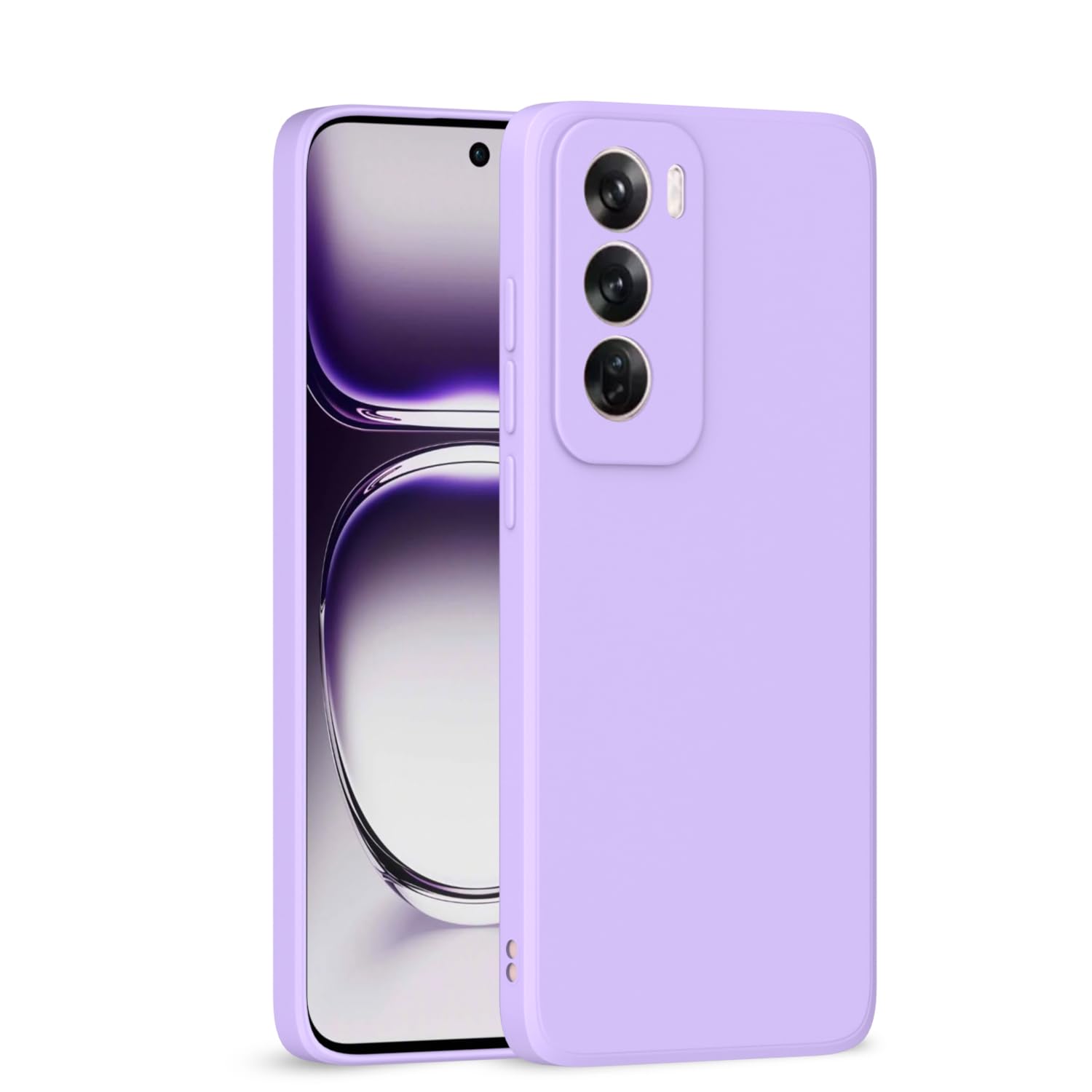 Pikkme Back Cover Camera Protection Shockproof Soft Matte Silicone Back Case for Oppo Reno 12 5G (Purple) (B0DFGWN81K) Amazon Price History, Amazon Price Tracker