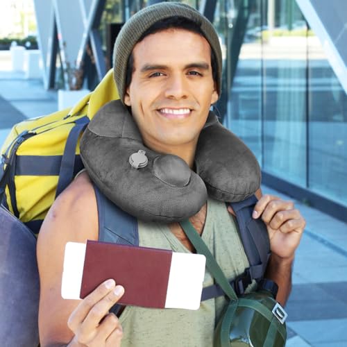 Almohada Inflable de Viaje 35x31x15 cm miniatura 4