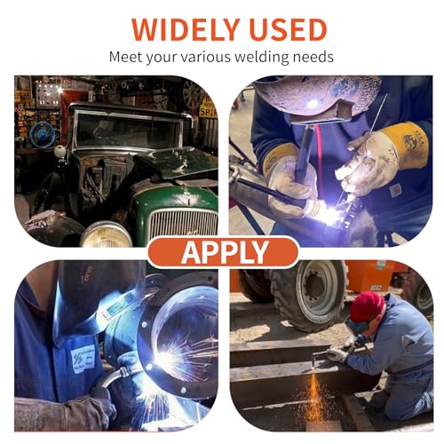 TECWELD Solid MIG Welding Wire ER70S-6 0.35 Inch 10LB Spool - Low Spatter Carbon Steel Gas Shielded Wire with High Feedability ABS Spool for All Position Welding by TECWELD - Image 6