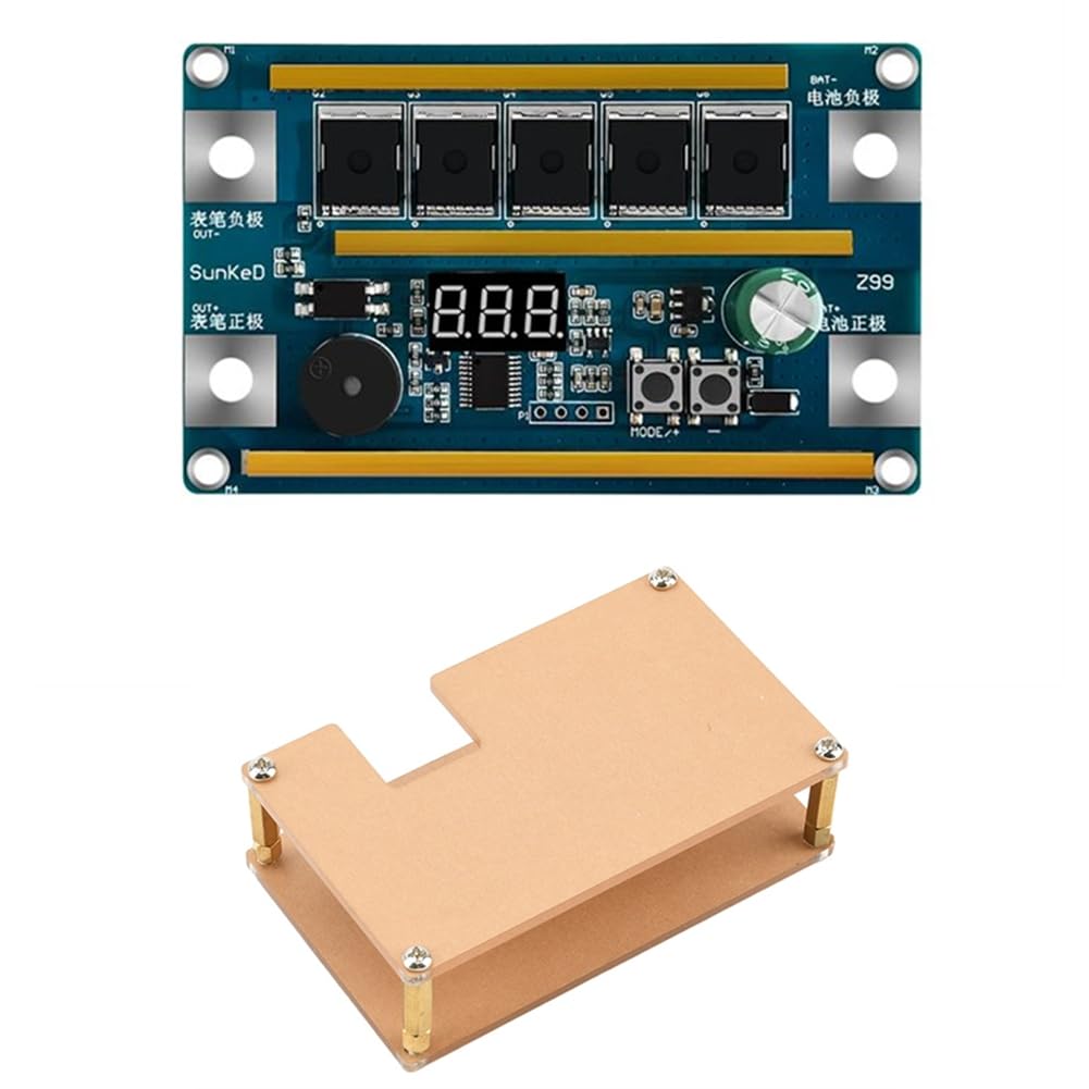 Jnchdghwa Welding Control Board 12V Portable Spot Welder Kit 99-Step Power Adjustable 18650 Lithium Battery