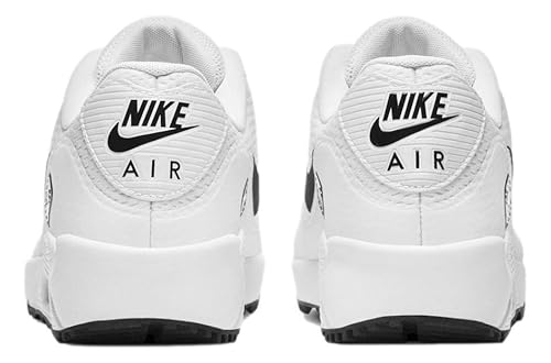 Nike Herren Air Max 90 G Spikeless Golfschuhe, White/Black, 40.5 EU