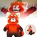 Giocattoli di peluche rossi che girano, peluche di procione carino, bambole di peluche con figure di Panda rosso Meilin da 15 pollici, adatte come regalo di peluche di panda per fan e amici