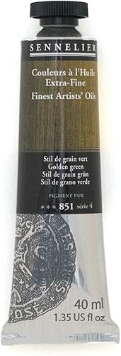 Miniatura 4 de Sennelier Artists - Pintura al óleo de color, 1.35 onzas líquidas (paquete de 1), color ocre pálido S1