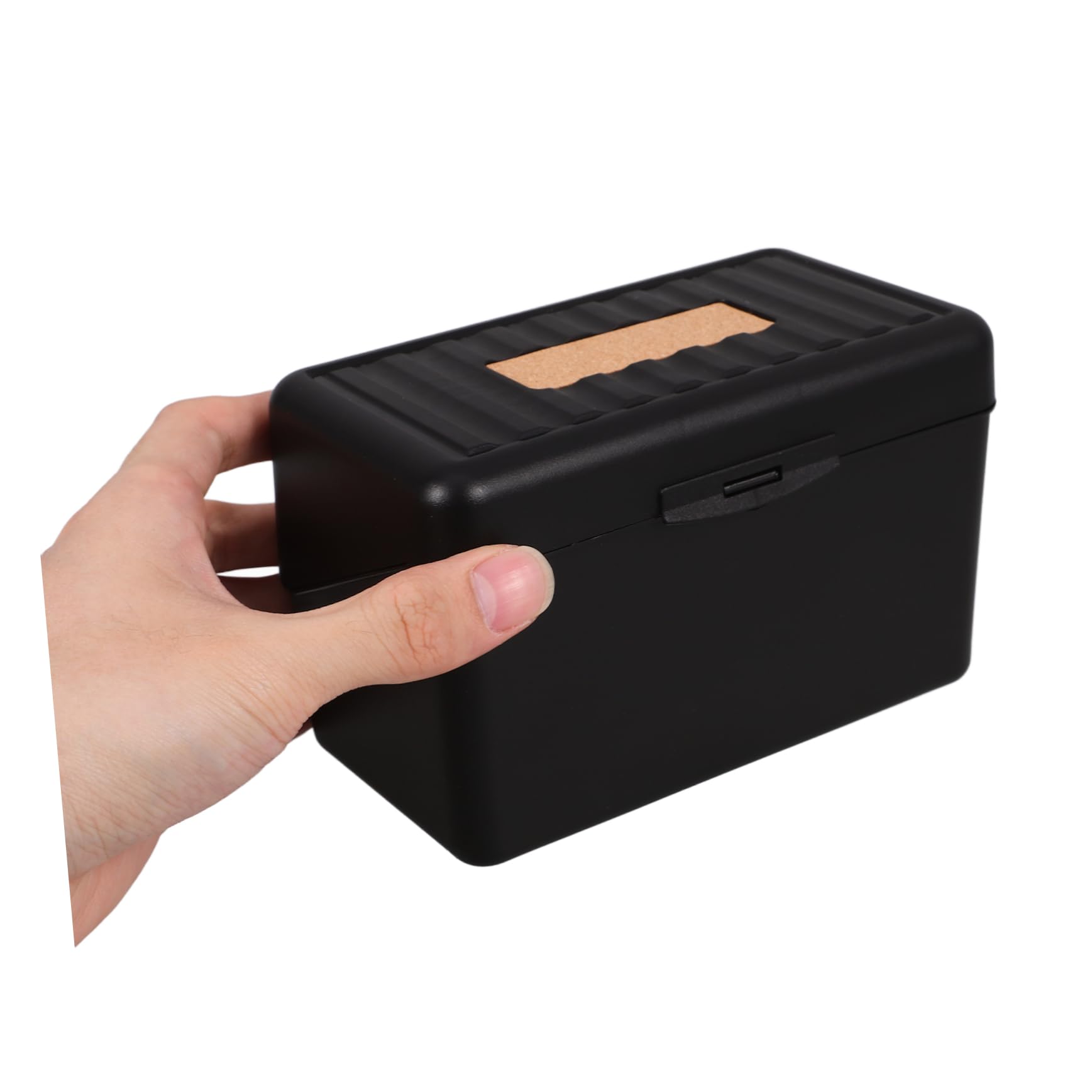 5stücke Indexkartenhalter Für Büro Und Zuhause Tragbare Visitenkarten-organizer Box Für Einfache Aufbewahrung Und Schnellen Zugriff Robustem Für Karten Und Notizen