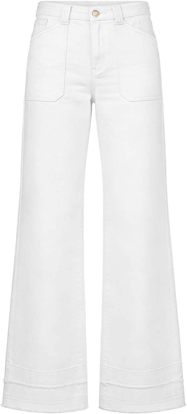 Denim Jeans for Women Stretchy Slim Fit Skinny Tummy Control Jeans High Waisted Casual Baggy Comfy Wide Leg Pants