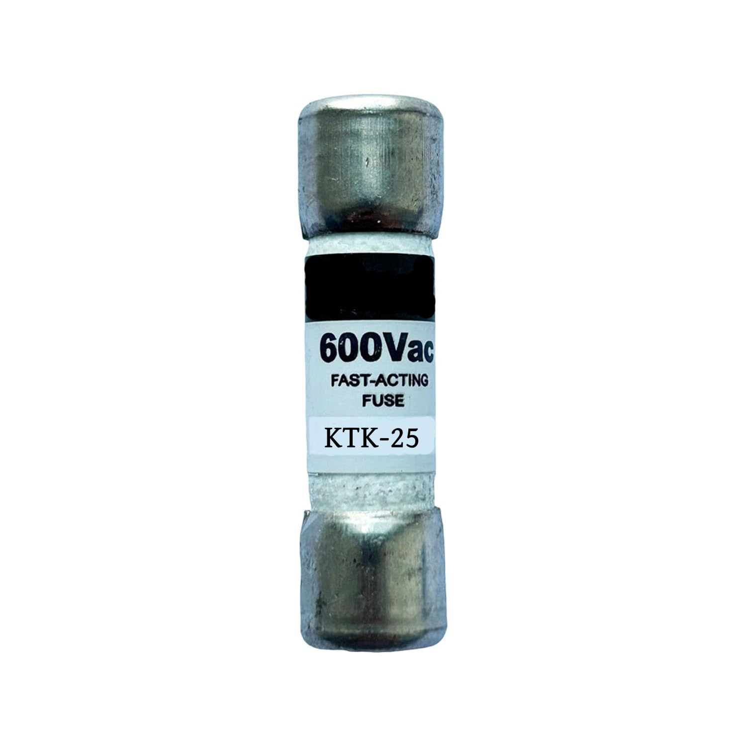10-Pack New KTK-25 KTK-25A 600Vac Fast Acting Fuse,KTK 25A Class CC Cartridge Fuses