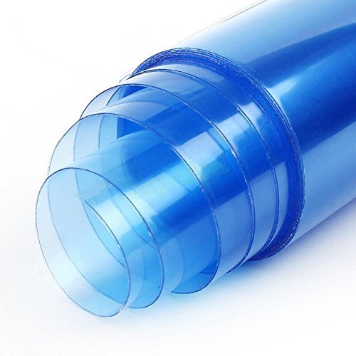 DIYAH 12 X 48 Inches Self Adhesive Headlight, Tail Lights, Fog Lights Tint Vinyl Film (Light Blue)