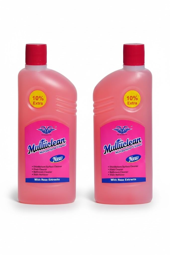 y2 Multipurpose Floor & Surface Cleaner – Rose Fragrance | 500 ml | Fresh Scent, Powerful Cleaning (2, 500 ml)