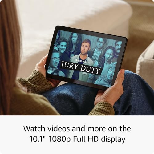 Amazon Fire HD 10 tablet (newest model) built for relaxation, 10.1" vibrant Full HD screen, octa-core processor, 3 GB RAM, 32 GB, Lilac - 3