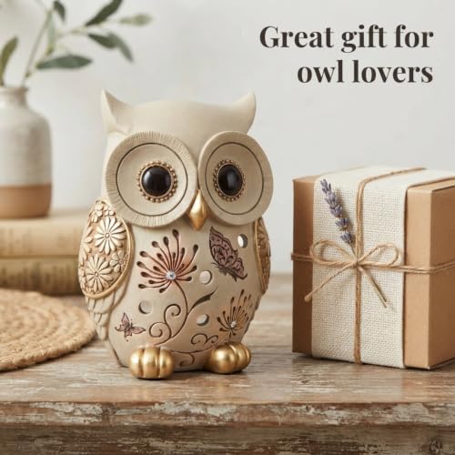 Owl Figurine for Home Decor, Owl Statue and Cute Owl Whimsical Decor - $10.44 w/ Code + 45% Off Code I99A3ZO0 - image 2