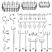 208Pcs Pegboard Hooks Assortment with 3 Pegboard Baskets Organizing Tools Garage Storage System for Kitchen Craft Room