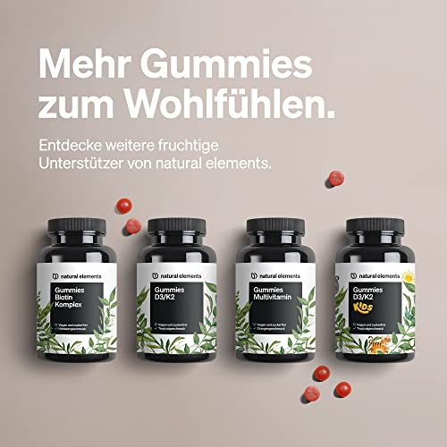 Vitamin D3 K2 Gummies von Natural Elements für starke Knochen und Immunsystem