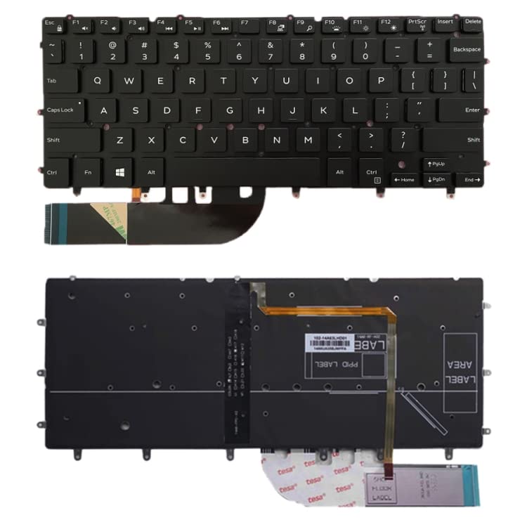 Teclado de repuesto para portátil con retroiluminación para Dell Inspiron XPS 13 7000 7347 7348 7352 7353 7359 15 7547 7548 9343 9350 9360 N7548