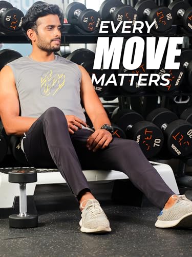 Image of JOLGER Premium Track & Jogger Pants for Men - Style and Performance with Light Weight, Sweat-Wicking Fabric - Perfect for Workouts, Casual Outings Trendy Athletic Wear with Reflective Zipper Pockets