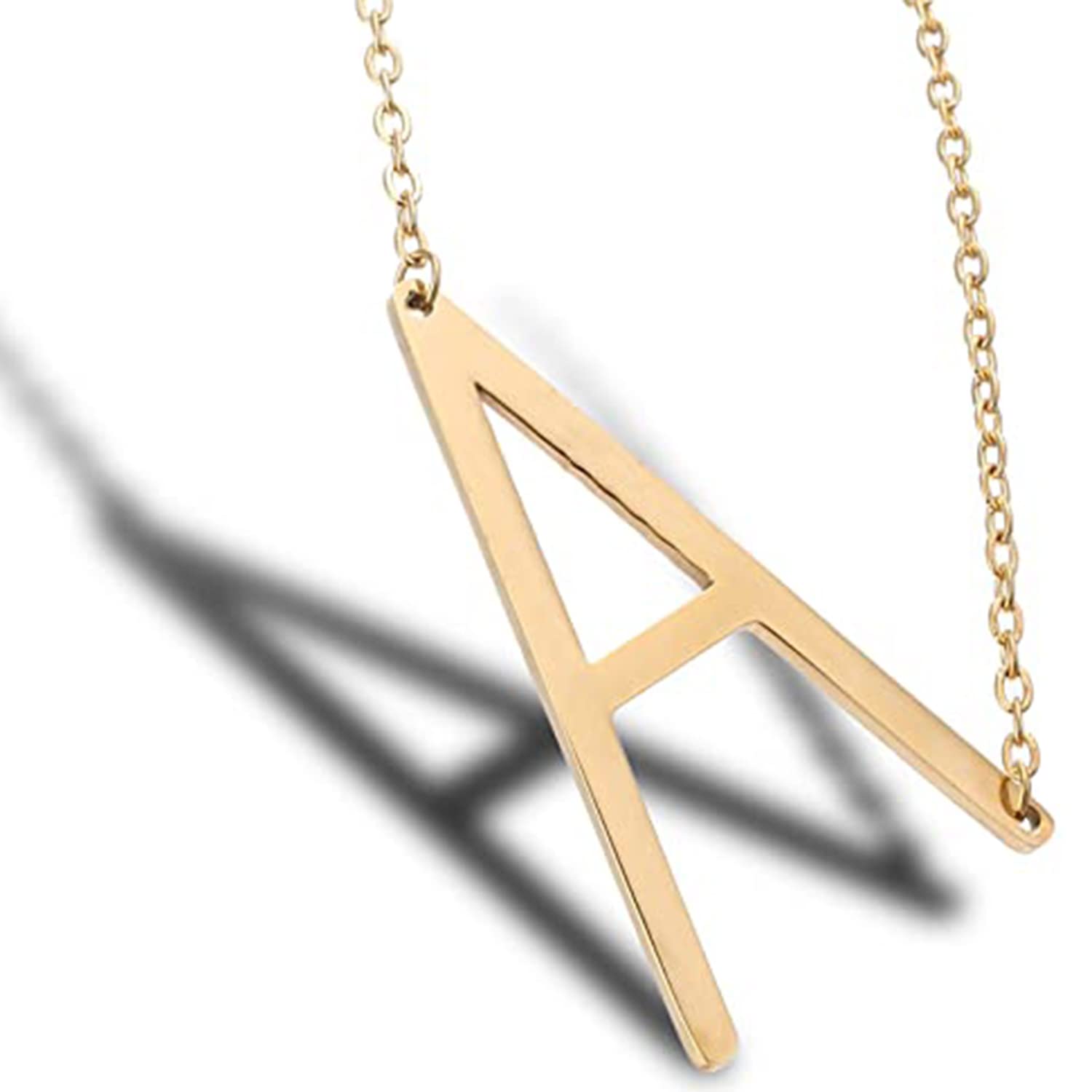 Peora Gold Plated Alphabet Personalized Name Schitts Creek Pendant - Main Image