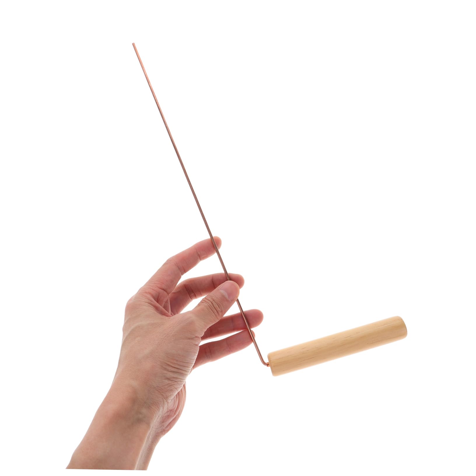 KOMBIUDA 2pcs Prospecting Rod Ghost Hunting Rods Dowsing Rods for Treasure Paranormal Rods Gold Dowsing Rods Spirit Hunting Rods Divining Rods for Spirits Treasure Locating Rods Copper