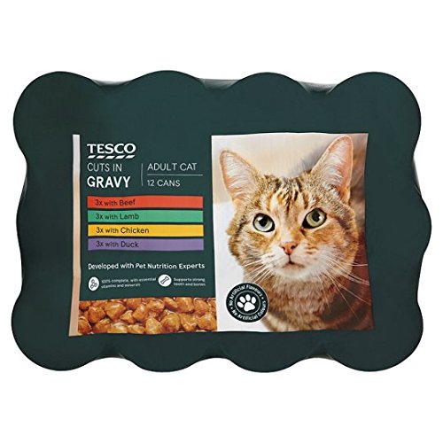 tesco cat food in gravy