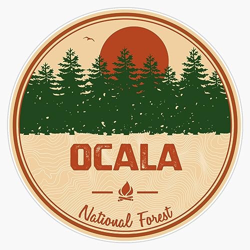 Ocala National Forest Vinyl Sticker Waterproof Decal Laptop...