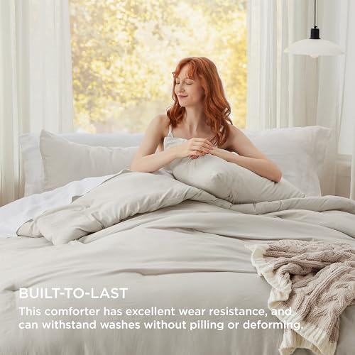Bedsure COMFORTER SET-COTTON LIKE Queen Size Comforter Sets thumb #2