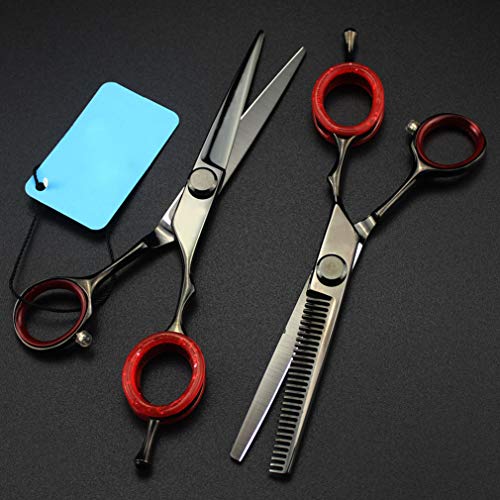 Ciseaux de coiffure professionnels à lames effilées en acier inoxydable pour coupe haute précision - 3
