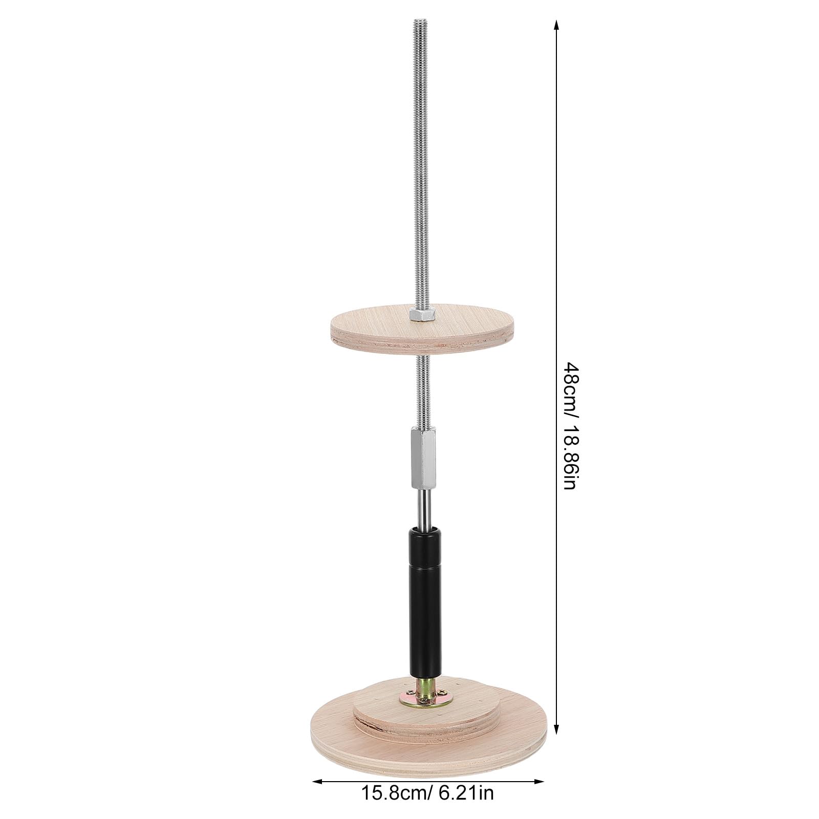 Stützstange für Katzenkratzbäume mit Polster, 8 cm höhenverstellbare Hydraulikstange für Boden- bis deckenhohe Klettertürme für Katzen, Ersatzteil für Katzenspielplätze