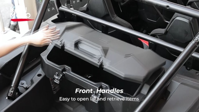 Amazon.com: KEMIMOTO 82QT UTV Rear Cargo Storage Box Compatible