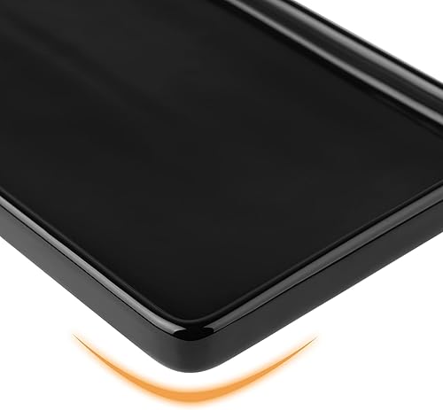 Miniatura 8 de Gurygo Bandejas de baño de 8 pulgadas, bandejas de cerámica para baño, bandeja de cerámica pequeña, bandeja de jabón de cocina para encimera de