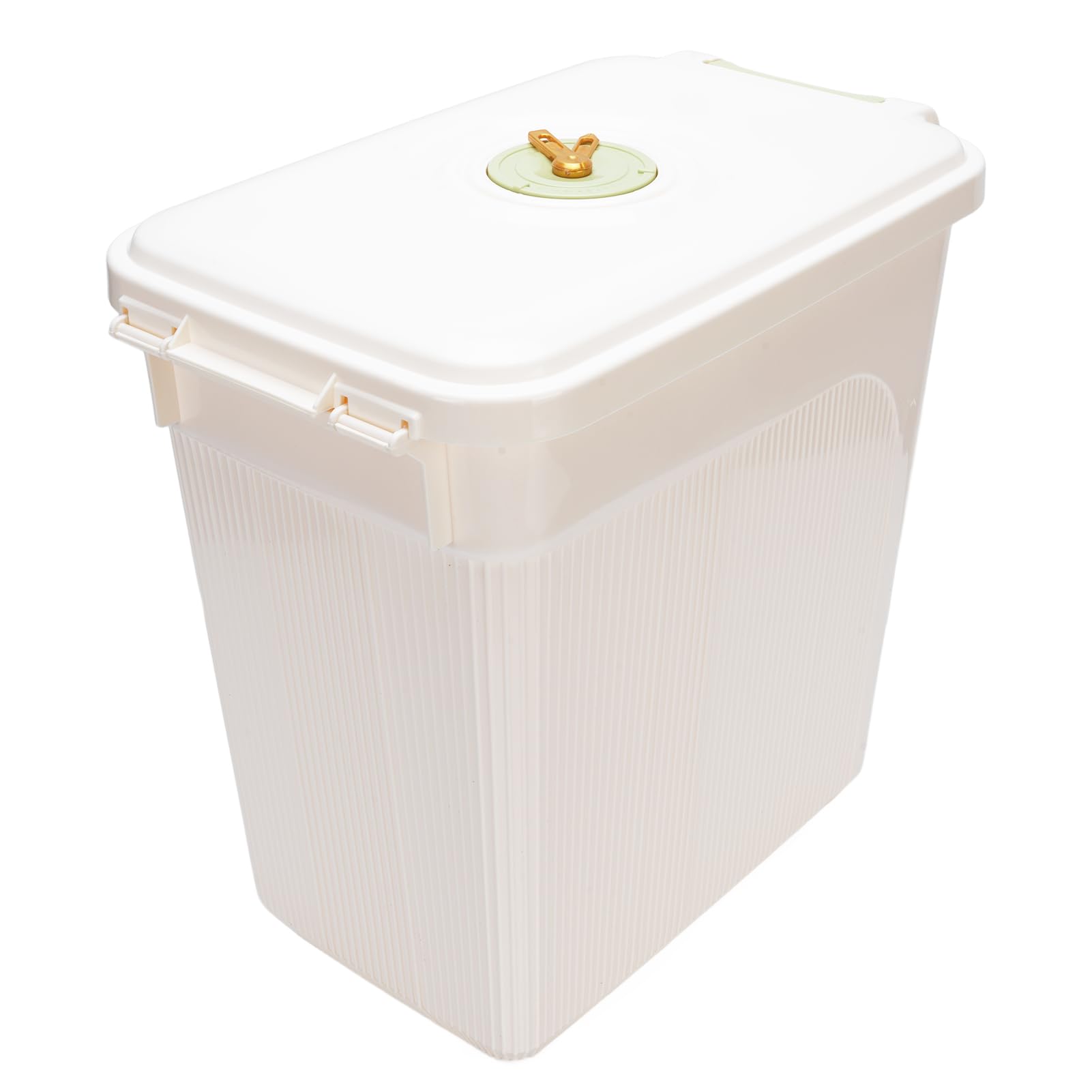 Zunate Contenitore Versatile per la Conservazione del Riso per Uso Domestico e Commerciale, Materiale PP Ermetico e Addensato (Colore puro 30 kg / 66,1 libbre)