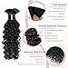 Human Braiding Hair for Boho Braids Water Wave 20 Inch 2 Bundles 100g Wet and Wawy Human Hair for Boho Knotless Braids Bulk Boho Human Hair Extensions (Natural color, 20 inch)