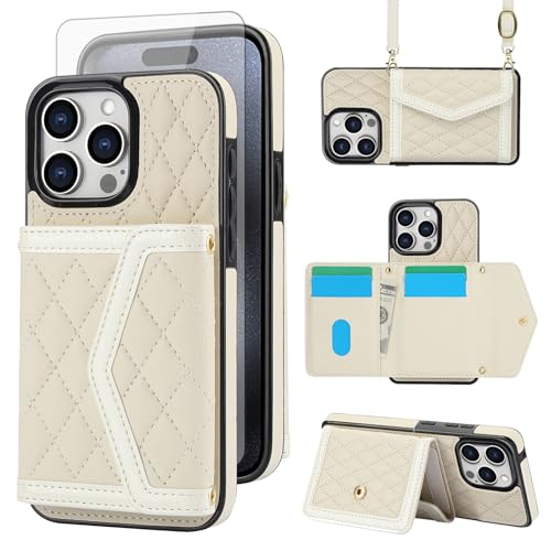 Coque iPhone 12 Pro Max pour voyager l'esprit léger avec sangle et porte-carte