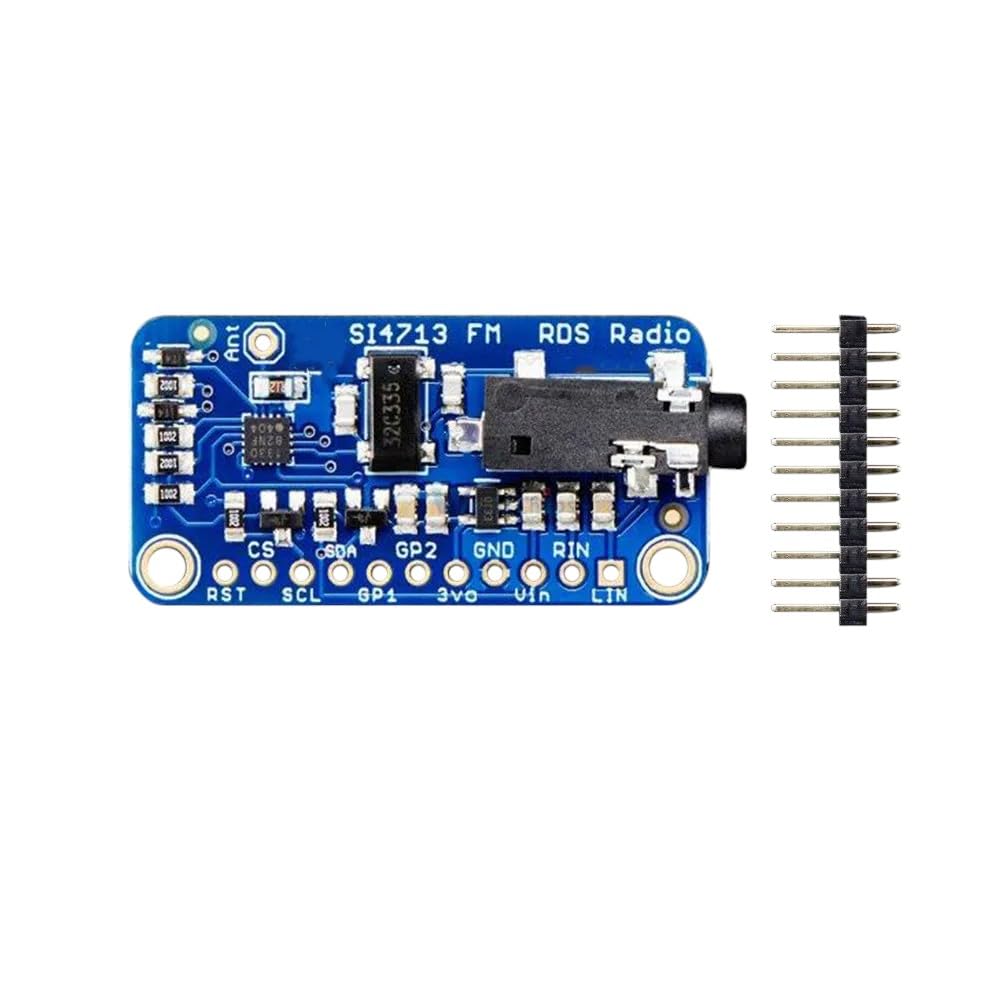 SI4713 Stereo Fm Transmitter Module Digital Wirelest Ratdio Regulator Interface Led Indication 2 Channel Input Board with Needle New 2025 for Arrival High Reliable Electronic Component,