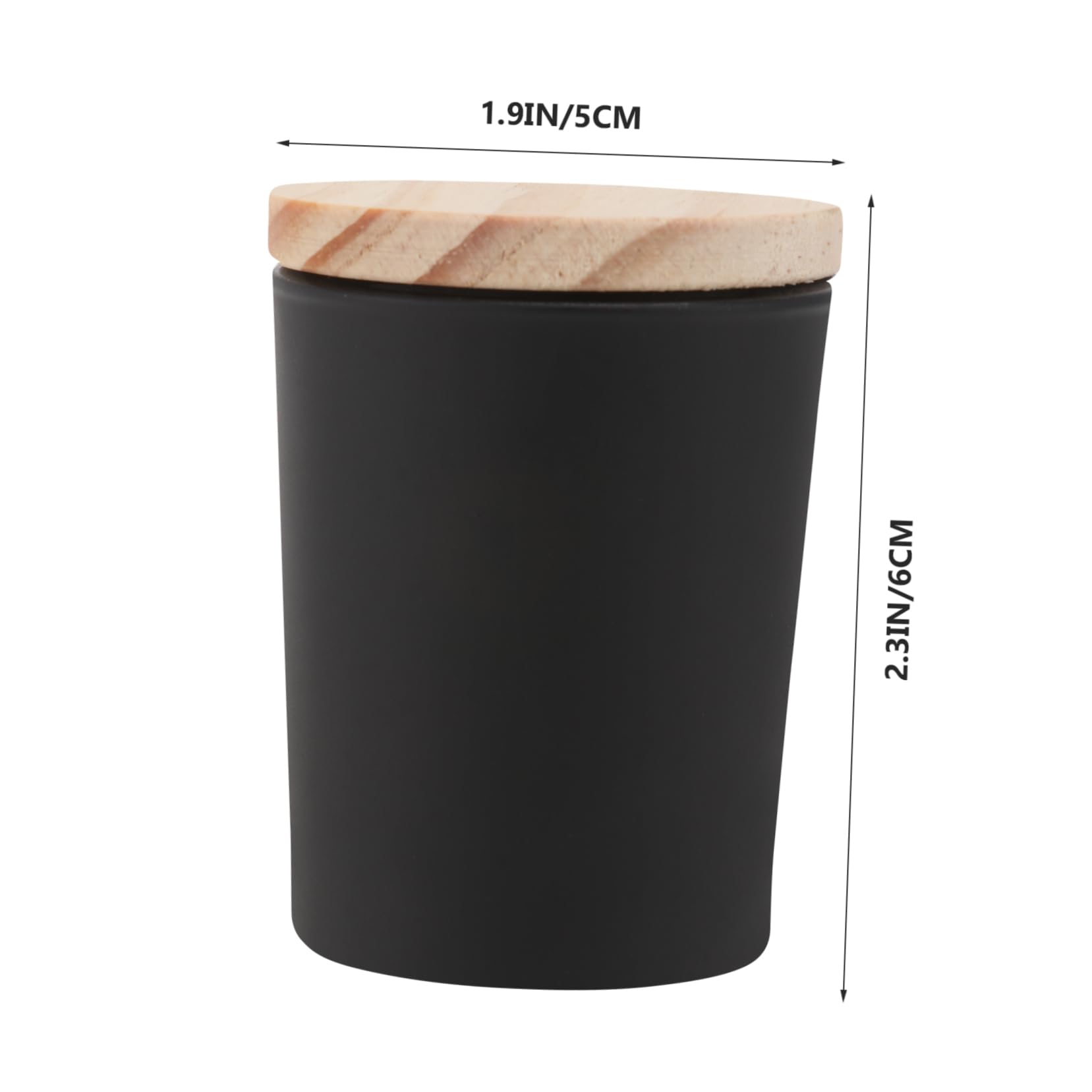 HAPINARY DIY Candle Jar Set 2 Empty Glass Candle Jars Bulk Candle Jar for Crafts