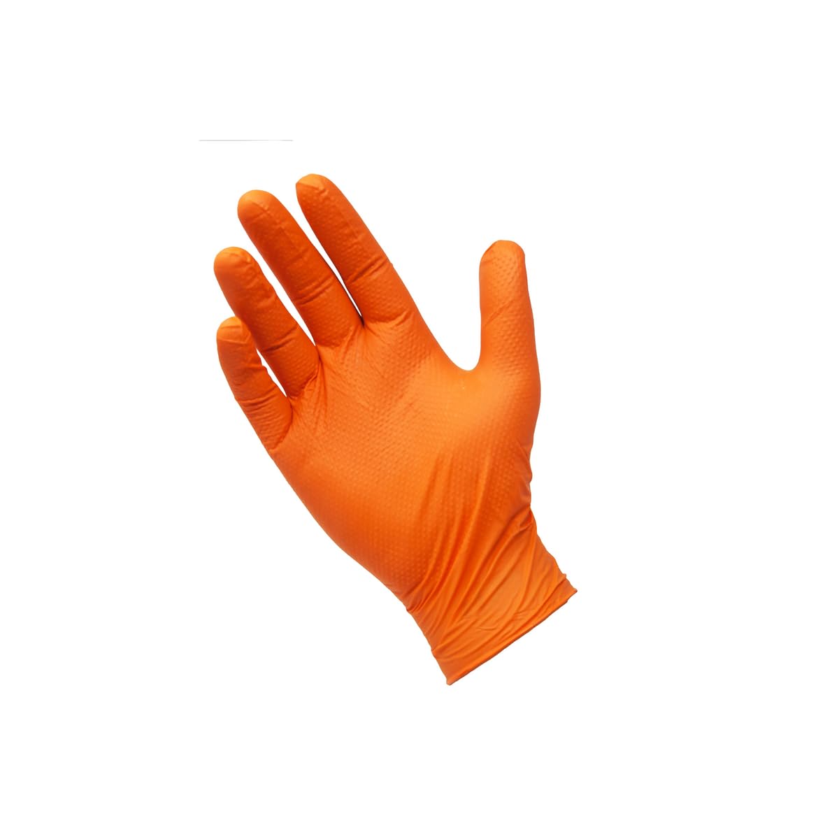 Unigloves PRO.TeCT HD GA0053 Guanti Monouso in Nitrile - Ultra Resistenti - Arancione - Taglia M (100 Guanti)