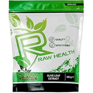 Olive Leaf Extract 500 mg 120 capsules High Strength Extract – Olive Leaf Supplement – Oleuropein 40% Veganistische Supplementen – Hart en algemene gezondheid Ondersteuning voor Raw Powders