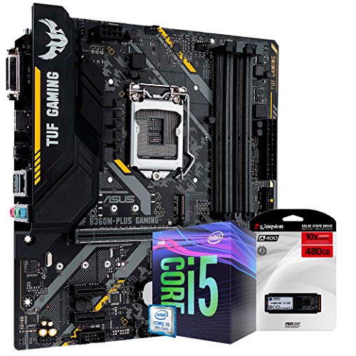 Kit Upgrade Placa mãe ASUS TUF Gaming/BR H310M-Plus LGA 1151, Processador Intel Core i5 9400F 4.10Gh