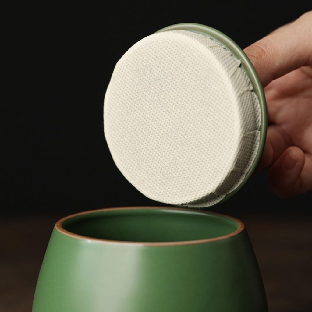 XYNSNDB Zuckerdose, Teedosen, versiegelte Keramikdosen, kleine Tee-Aufbewahrungsdosen für den Haushalt, können Kaffeepulver, Tee, Zucker, Salz usw. aufbewahren
