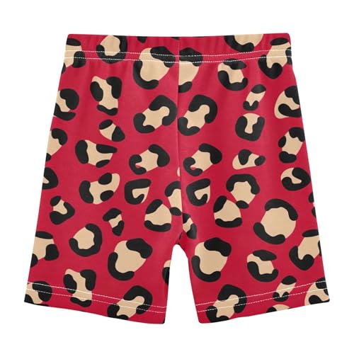 Shorts Under Dress Cartoon Cotton Girls Biker Shorts Toddler 4t Kids Clothes Leopard Animal Print2