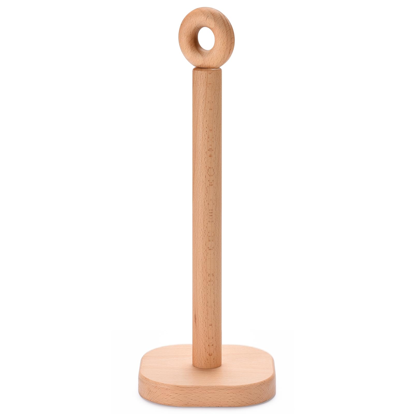 Paper Towel Holder, Cute Donut Wood Kitchen Roll Stand Organizer Countertop Free Standing, Scrunchie Holder, Housewarming Gift New Home
