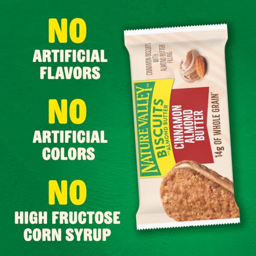 Image of Nature Valley Cinnamon Almond Butter Biscuit Sandwiches, 10 ct, 13.5 oz