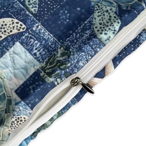 Housse de couette enfant microfibre chaude à fermeture éclair tortue - 5