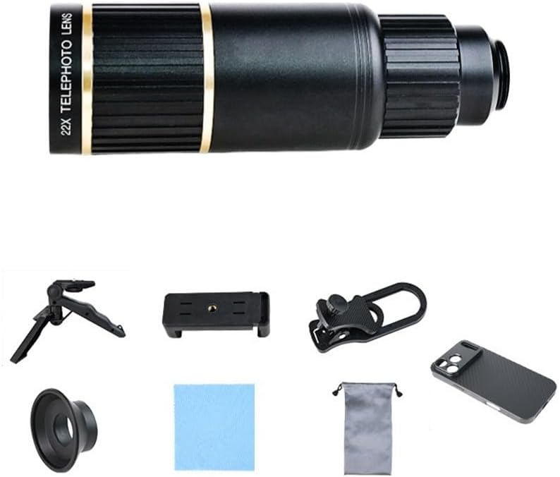 22x Telephoto Lens, For, Compact Metal Phone Zoom Lens with Telescope Design, High-Definition Magnification, For Sports Event Photography Accessoryfor 15 pro