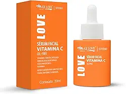 Sérum Facial Vitamina C Oil-Free - Max Love Anti-idade, Pele Iluminada