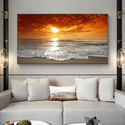 Kit Peinture Diamant 5D anti-stress grand format 40x80cm soleil