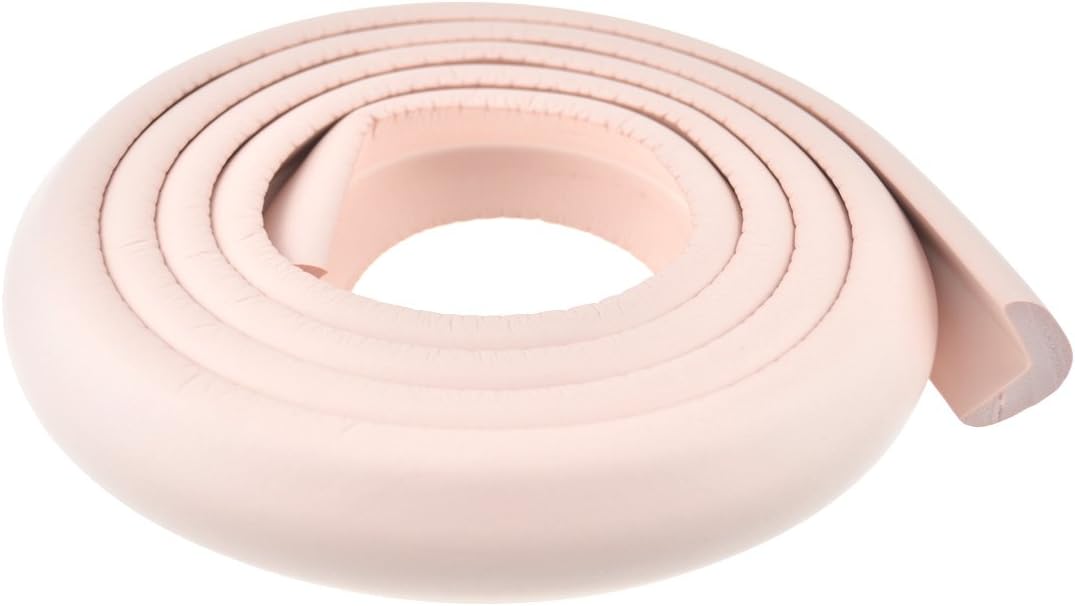 FiveSeasonStuff All Season Premium Foam Cushion Table Edge and Corner Guards / Edge Protectors / Edge Cushion / Edge Guards / Baby Proofing Child Proofing (Standard L-Profile Edge Protector Pink 1pc 2Metre (T:5-8mm))