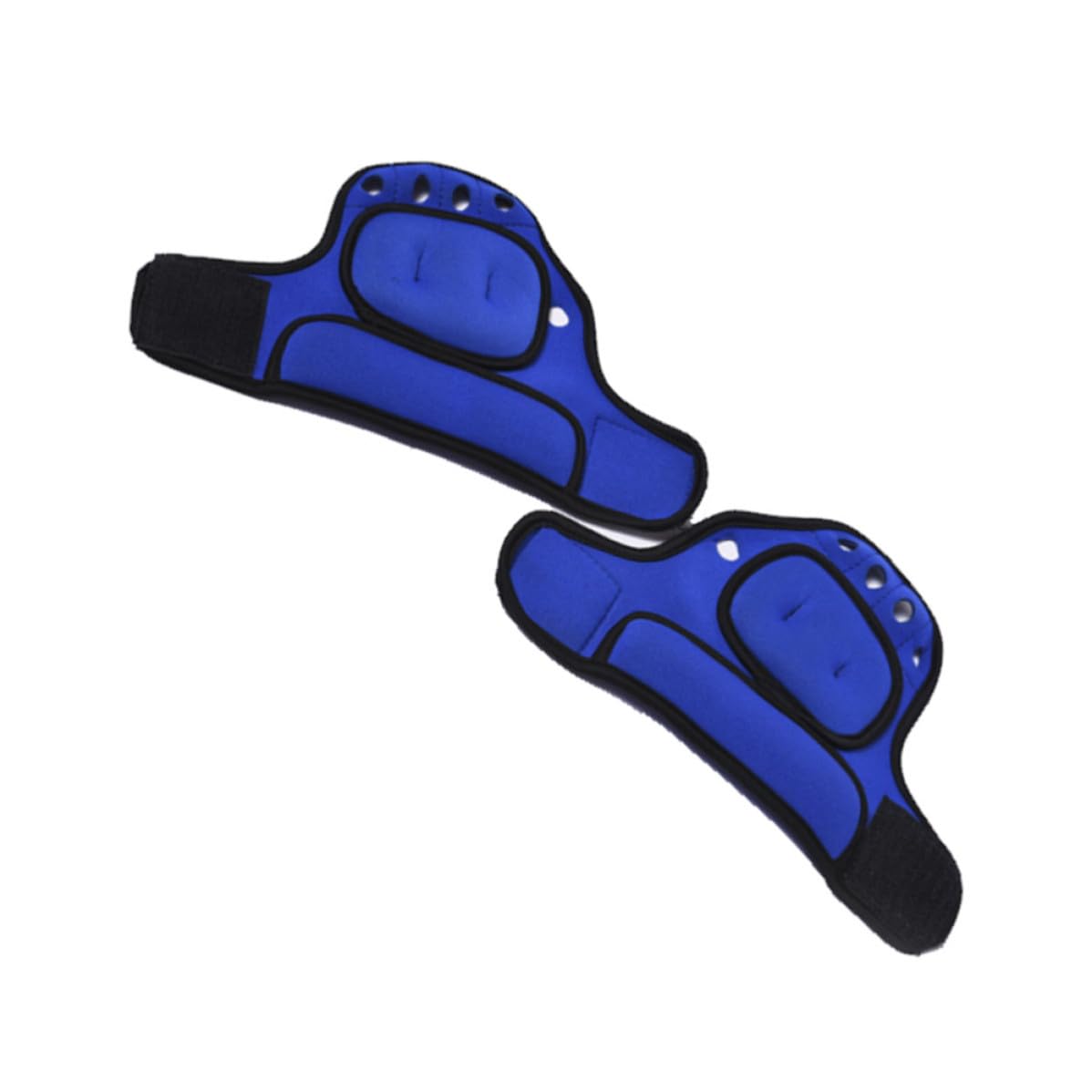 SEWACC Guantes Peso Guante de Entrenamiento de Resistencia 1kg Azul de Poliéster y Arena, para Jogging y Ejercicio Físico, para Hombre y Mujer